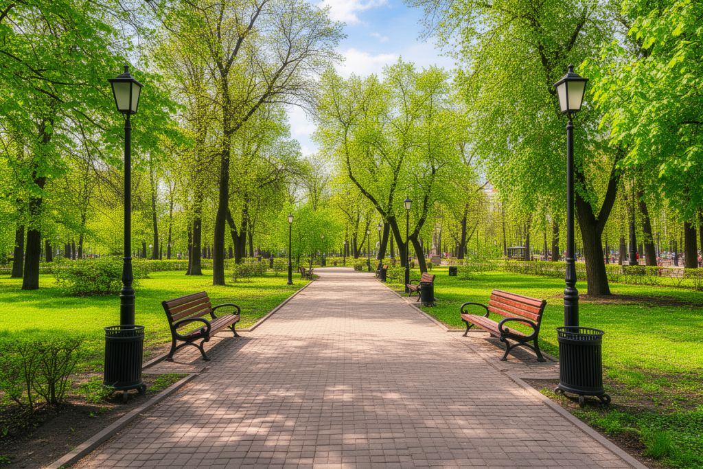 Как обустроить парк: планирование и подбор оборудования